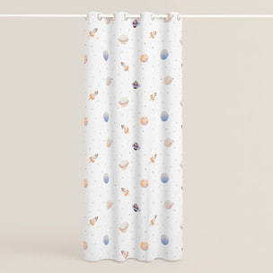 Cool Kids - Cortina Estampada - Con Ojales - 100% Algodón - Astro