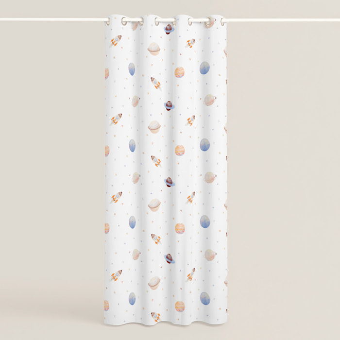 Cool Kids - Cortina Estampada - Con Ojales - 100% Algodón - Astro