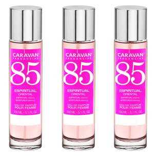 Caravan fragancias set de 3 frascos perfume de mujer nº85, de 150 ml