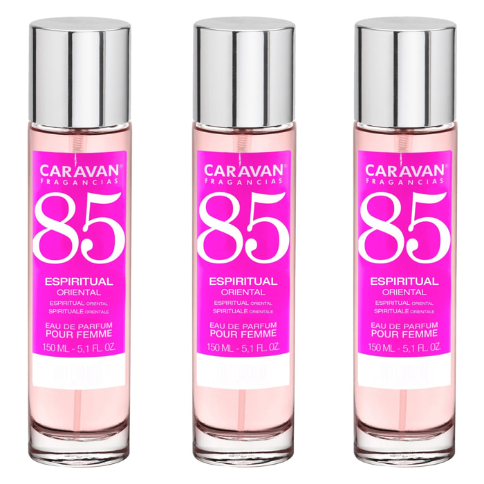 Caravan fragancias set de 3 frascos perfume de mujer nº85, de 150 ml