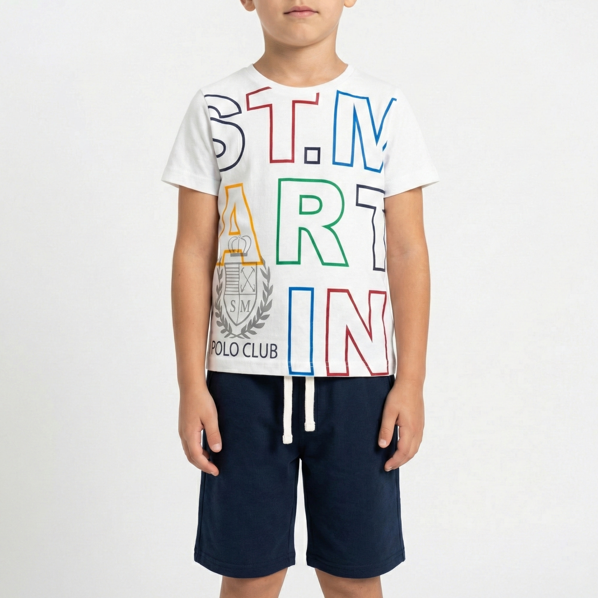 Set t-shirt e bermuda jersey