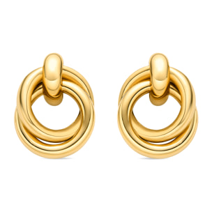 Pendientes Lux by Lux acabados oro 18k