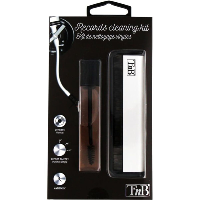 Kit de nettoyage TNB 2 en 1 pour disques et platines vinyles