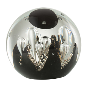 J-Line presse-papier Magic - verre - or/noir - medium