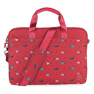 Bolso Maletin Portaordenador Mujer Skpat Lausana Rojo