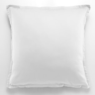 Paire de Taies D'oreiller 1pcs 100% Satin De Coton 105 Fils Blanc