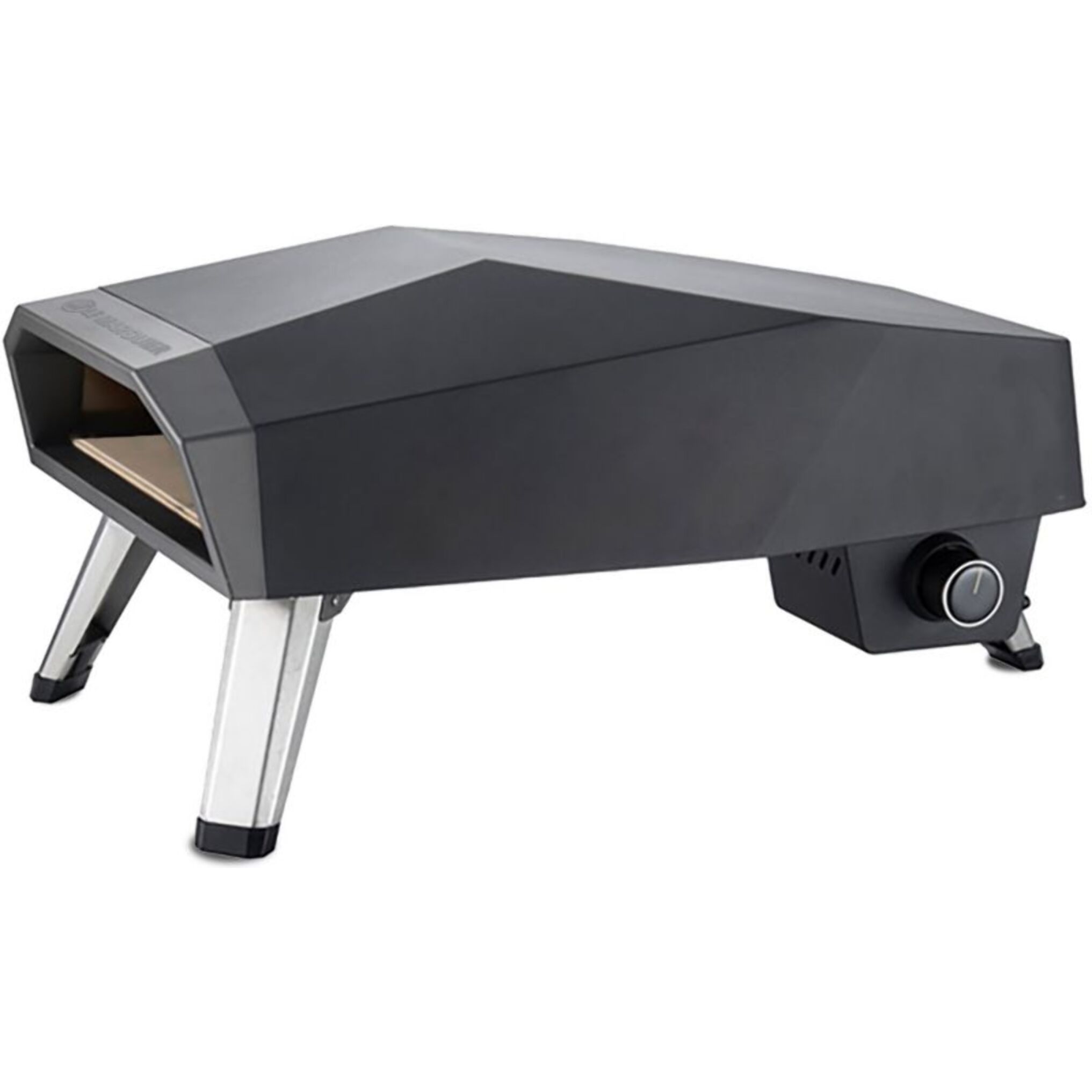 Four à pizza gaz LE MARQUIER FPG12D noir pizza 30 cm, préchauffage 15 min, jusqu'à 500°C