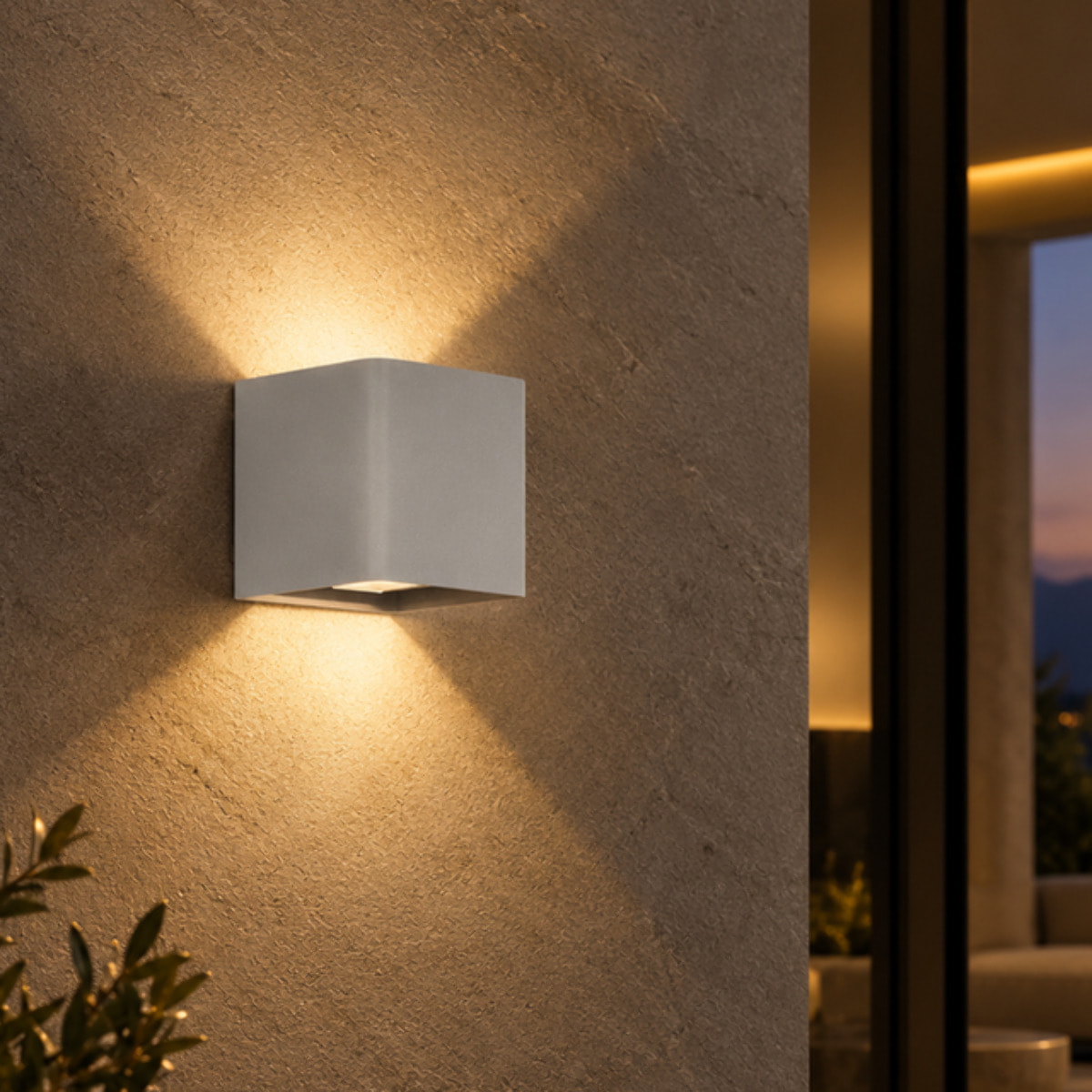 GHEE EVO Applique da Esterno Bianco