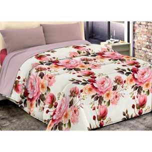 Trapunta Invernale 300gr Diadema Fantasia Floreale D14