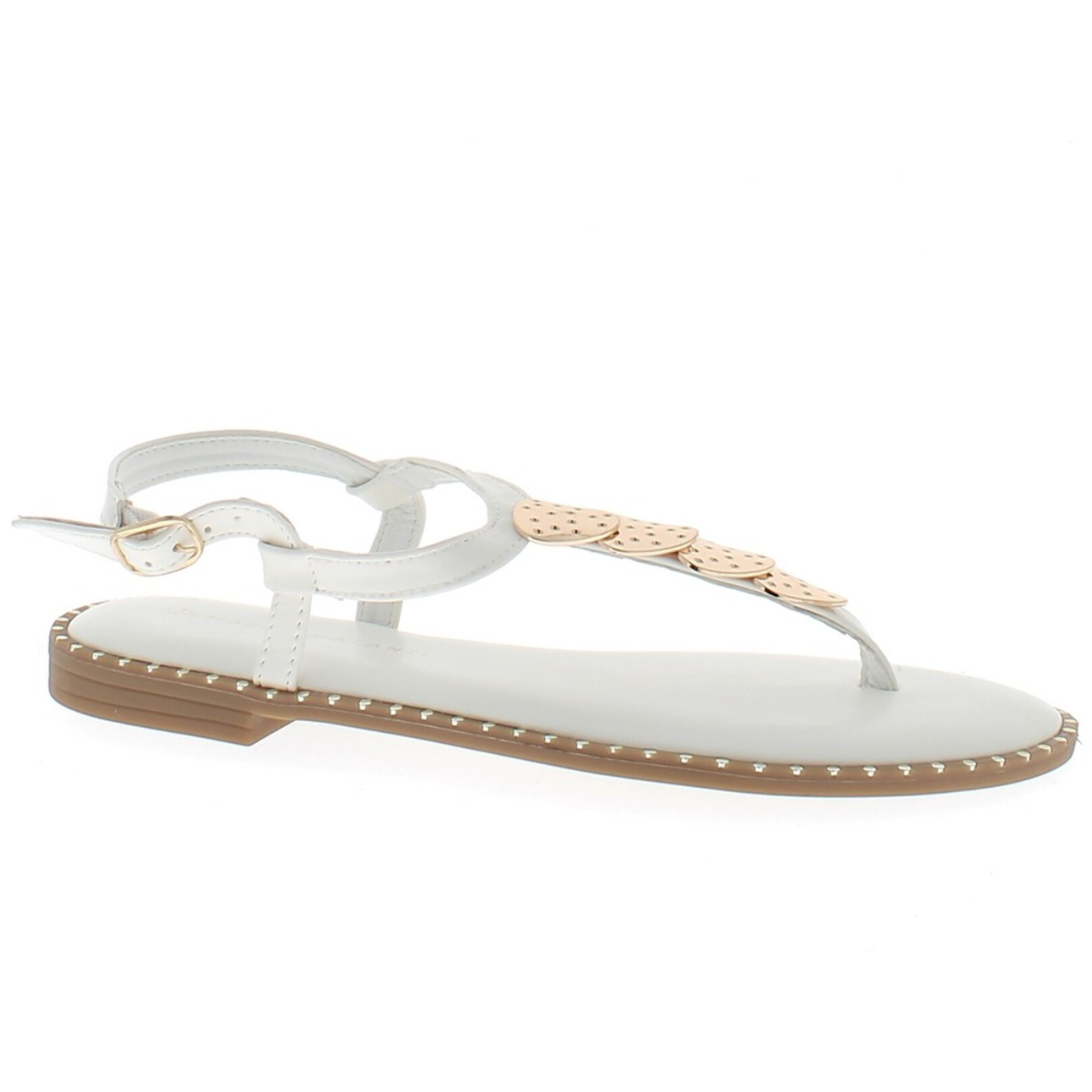 Marina Galanti Scarpe Donna Sandals Seashells Decoration MG 1P176 White