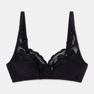 Sujetador sin aros de sujeción clásica con encaje