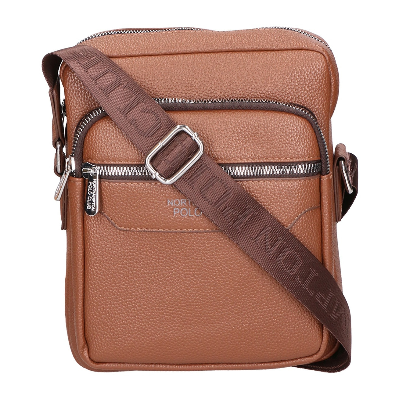 Borsa a tracolla uomo - Modello False - 100% pelle PU - 20.0 x 25.0 x 10.0 cm