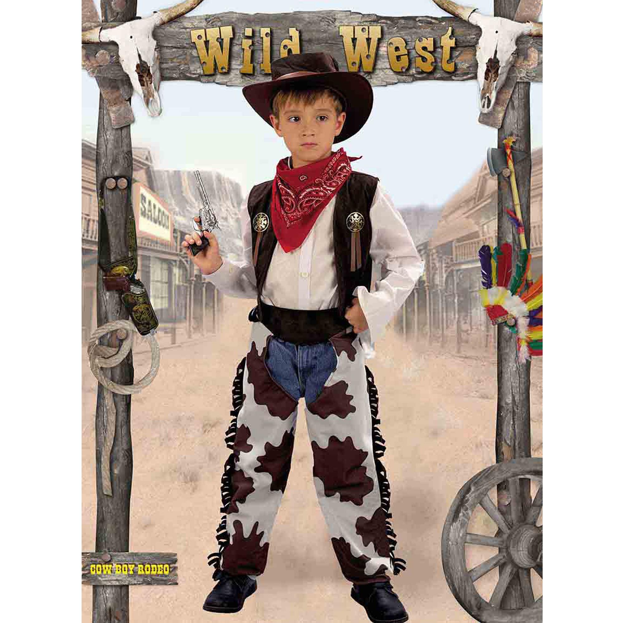 Travestimento Costume Carnevale Cowboy Rodeo Kid Bambino