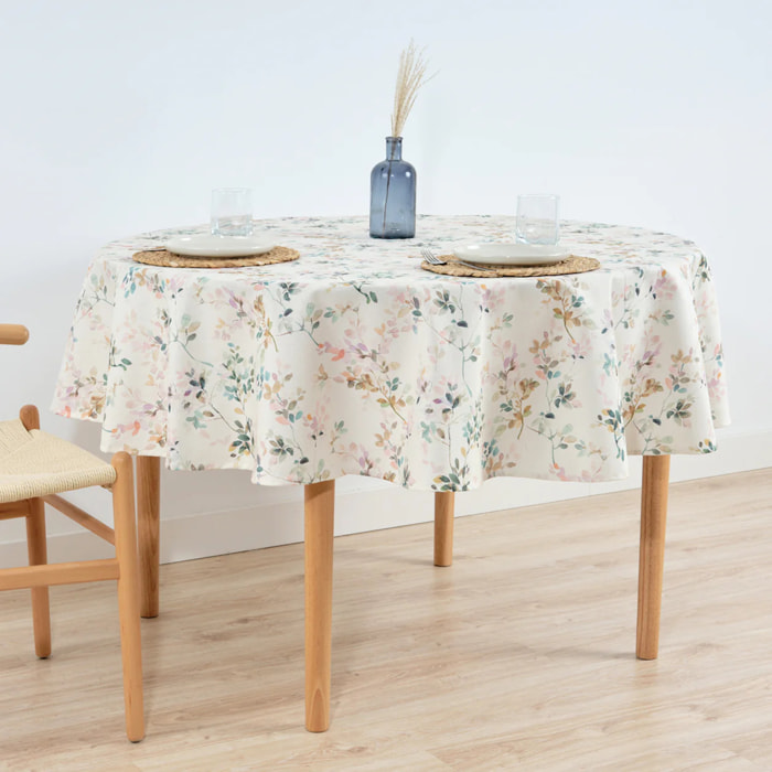 Nappe ronde en résine anti-taches 0120-247