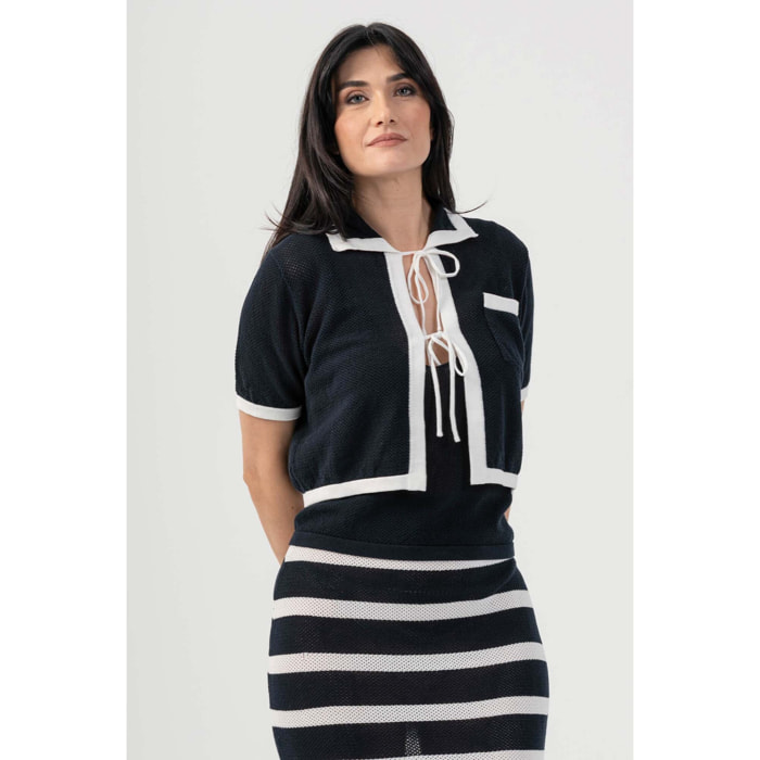 Kocca - Maglia cardigan in cotone Donna