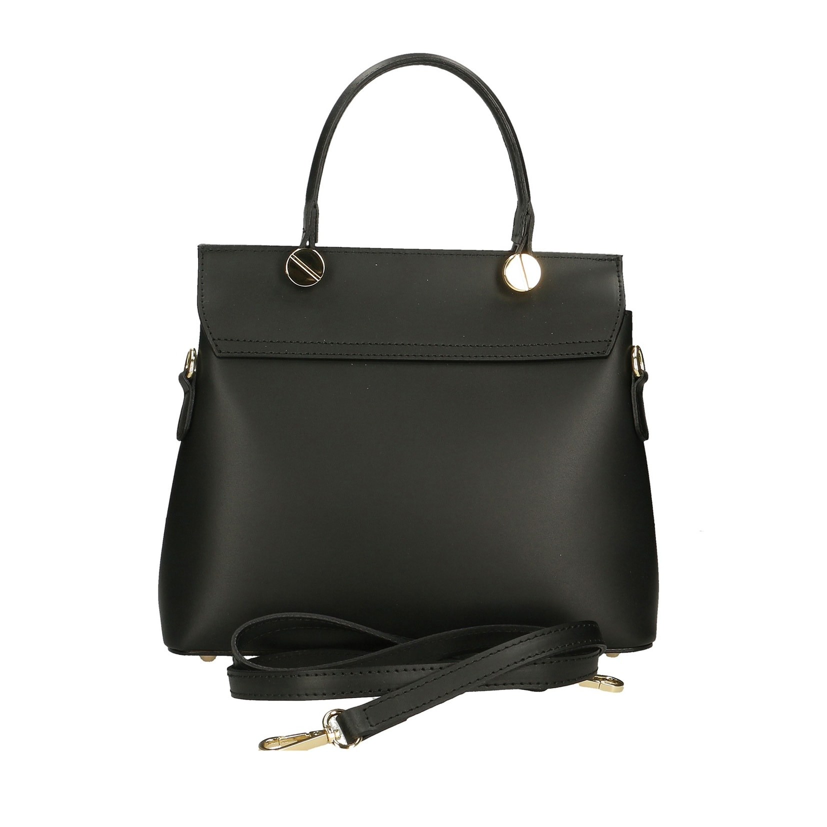 Borsa a mano da donna Made in Italy - Modello Lunaria - 100% pelle - 27.0 x 23.0 x 12.0 cm
