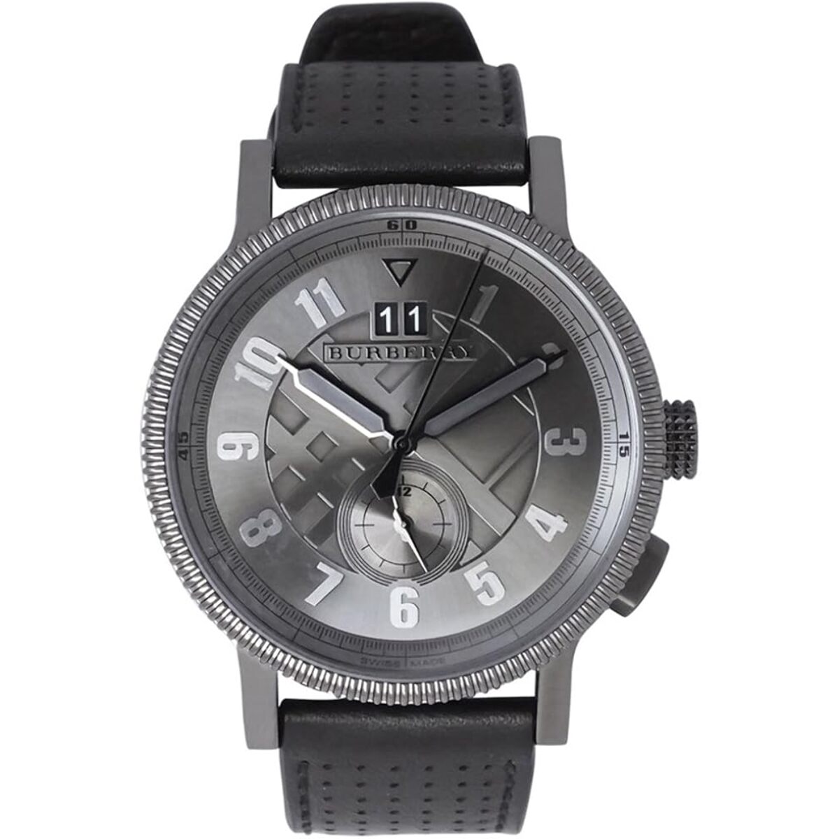 Reloj Burberry BU7682 Hombre Analogico Cuarzo con Correa de Cuero