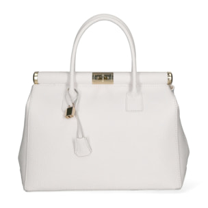 Borsa a mano da donna - Modello Aleria - Vera pelle - 35.0 x 26.0 x 16.0 cm
