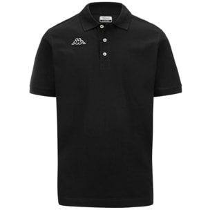 Kappa - Polo Shirts Uomo Nero - Logo Holiver Mss