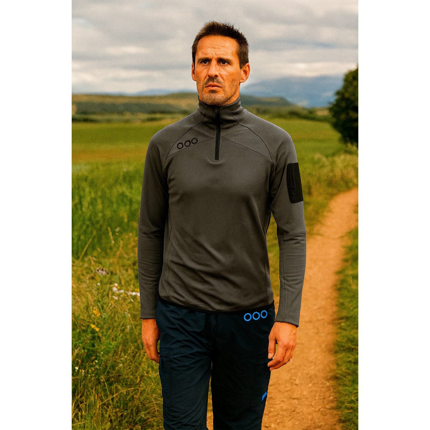 Camiseta para hombre ECOON ECOActive Baselayer - Gris