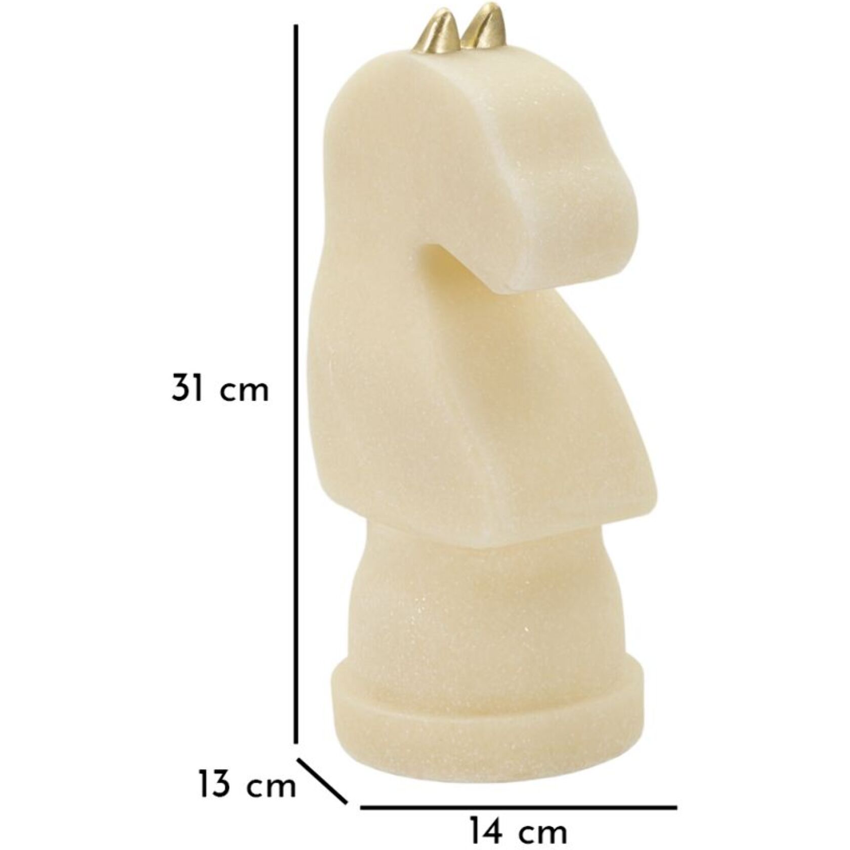 CAVALLO QUARZY CM 14X13X31