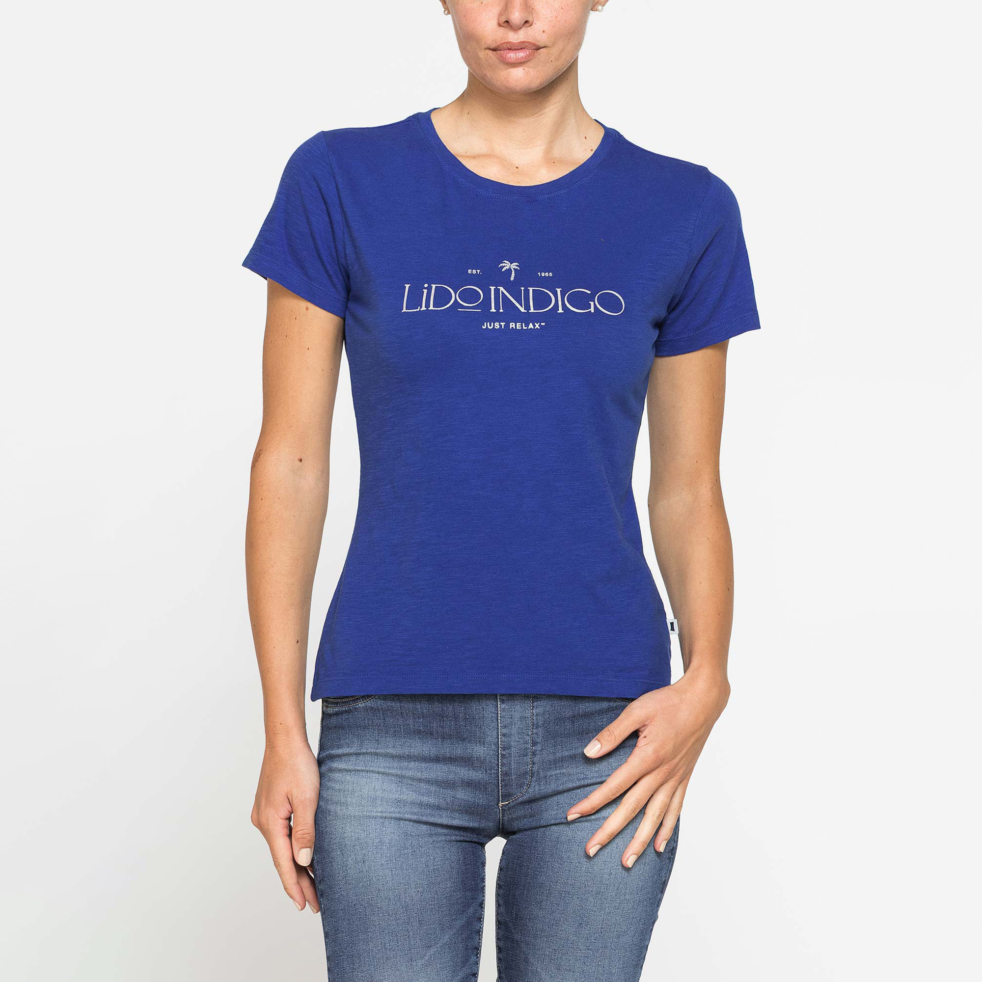 T-SHIRT IN JERSEY SLUB CON STAMPA