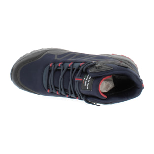 Armata di Mare Scarpe Alte Uomo Trekking Outdoor Escursionismo Waterproof con Soletta Rimovibile in Memory Foam AMU W22T300 Navy Red