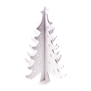 Alberello White in Legno Decorazione Natale