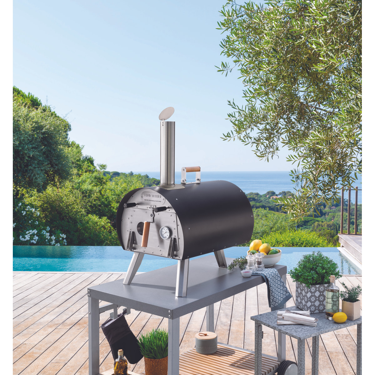 Four à bois d'extérieur MARCEL BY LOUIS TELLIER