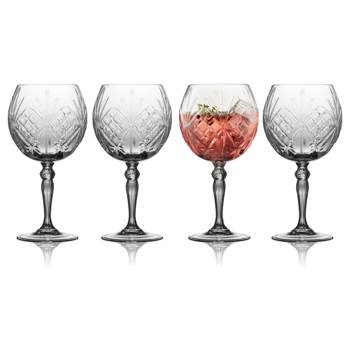 Set de 4 verres à gin tonic Melodia 65 cl