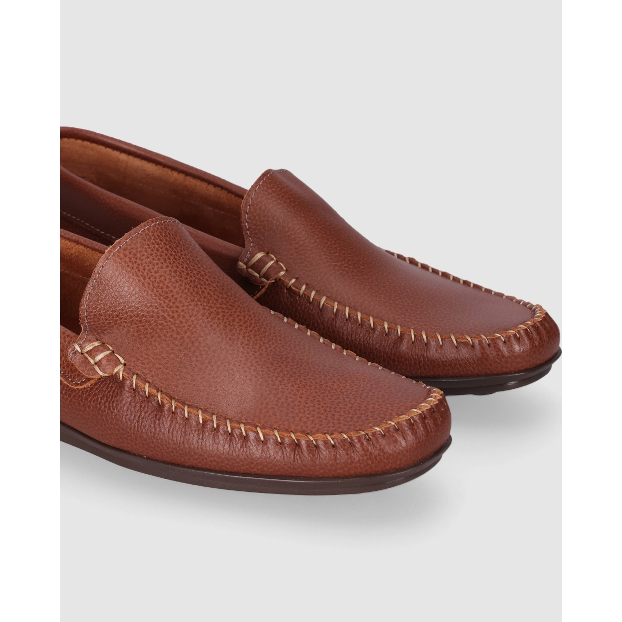 Zapatos de Piel - Cuero - Tacón: Bajo