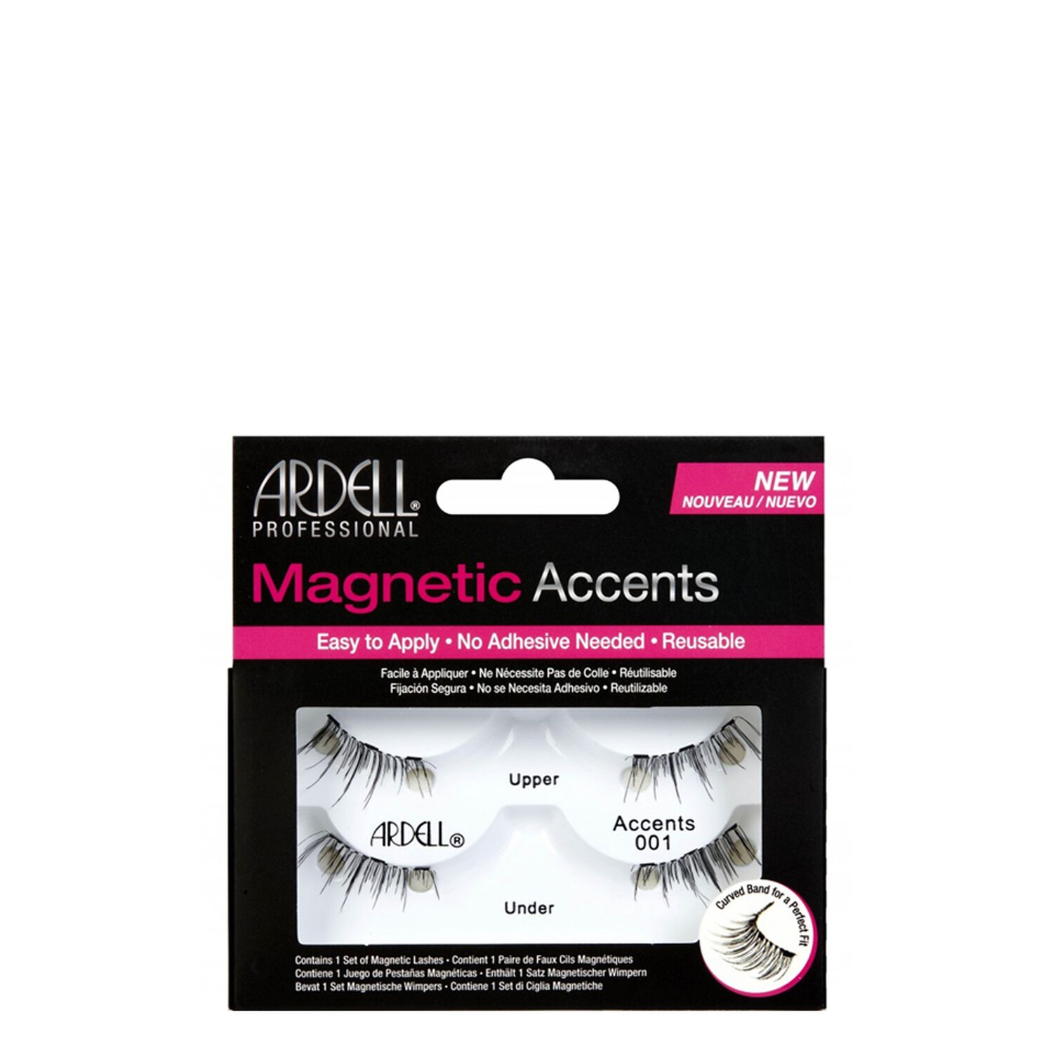 Faux-Cils Magnétiques - Accent 001 Noir