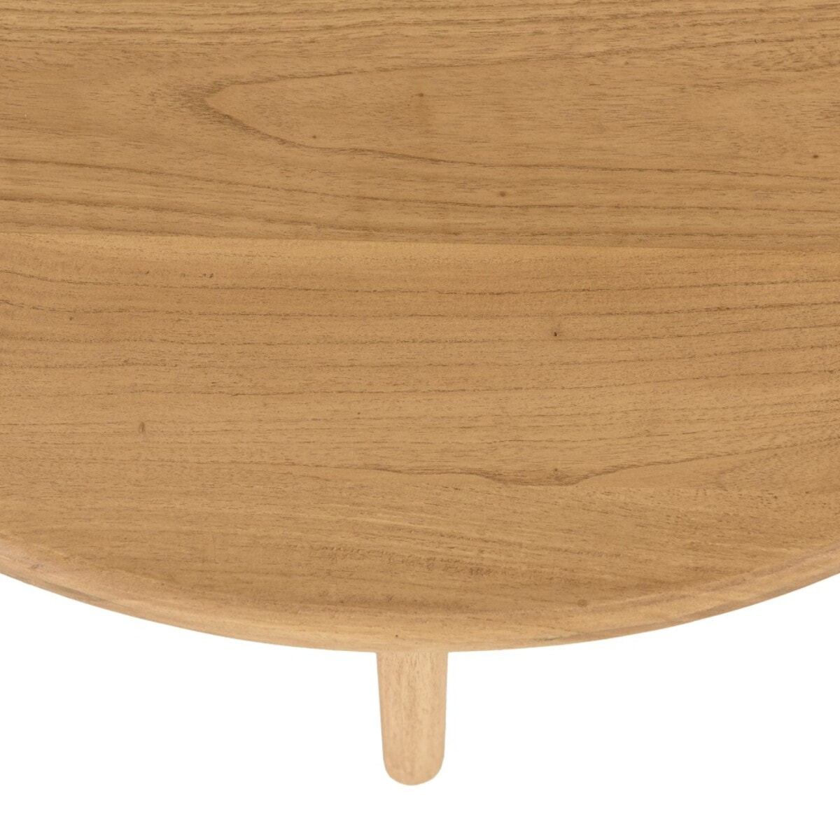 AMY - Table basse ronde 80cm en bois de mindi AMY