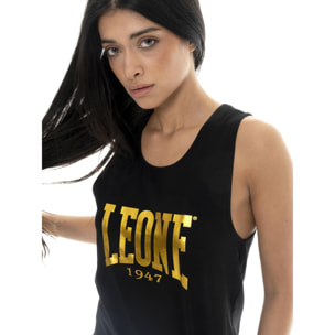 Camiseta de tirantes de mujer Leone Gold de algodón elástico