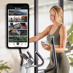 Cecotec Vélo elliptique Drumfit Elliptical 8000 Motor Pro