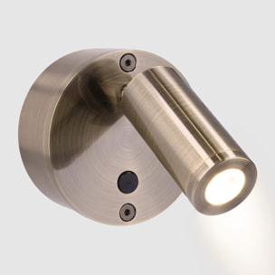 LEDS·C4 Luz De Lectura Ivy LED 1W 3000K Patiné 28Lm
