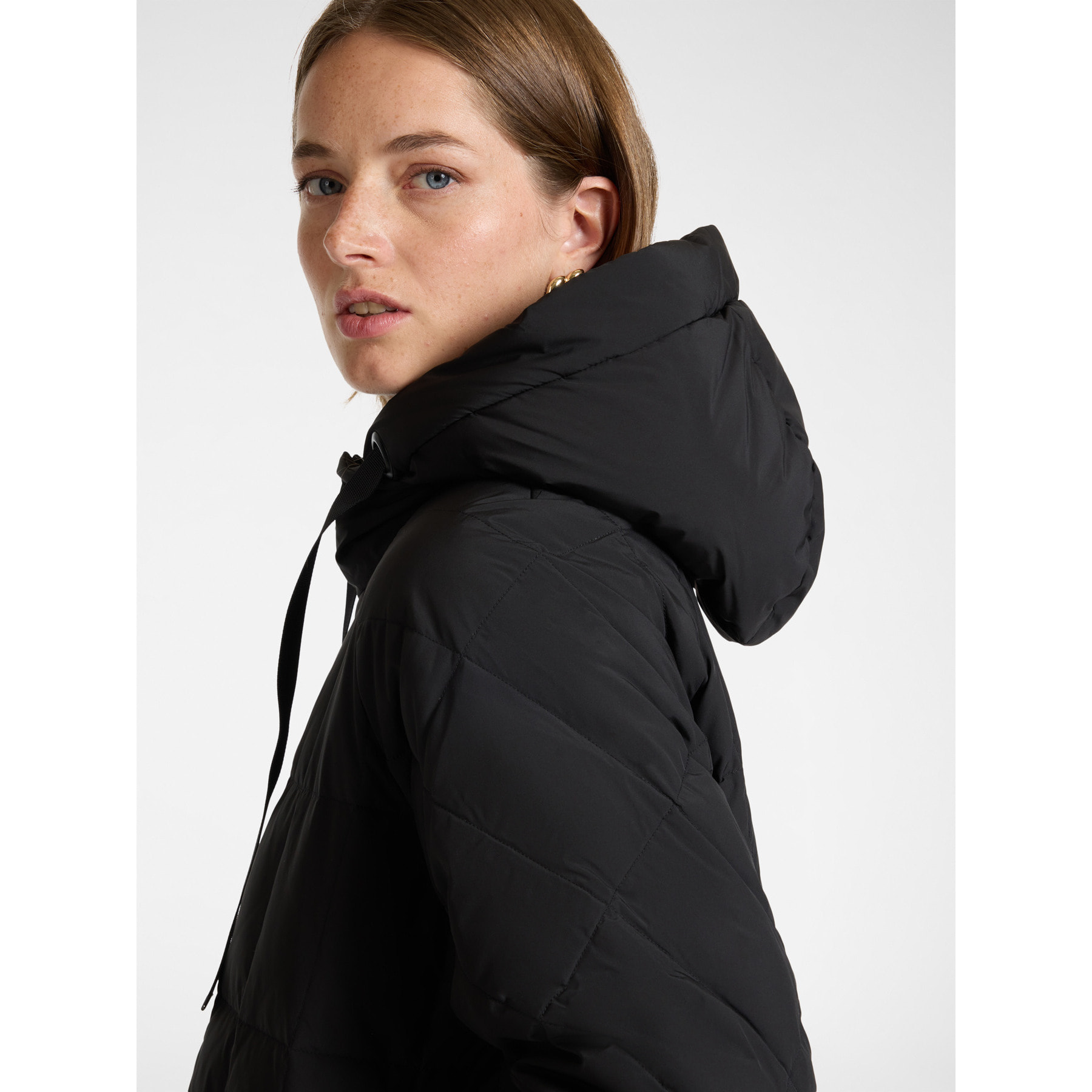 Elena Mirò - Piumino lightweight in nylon trapuntato - Nero