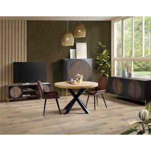 Aparador de Madera de Mango Estilo Rústico Étnico