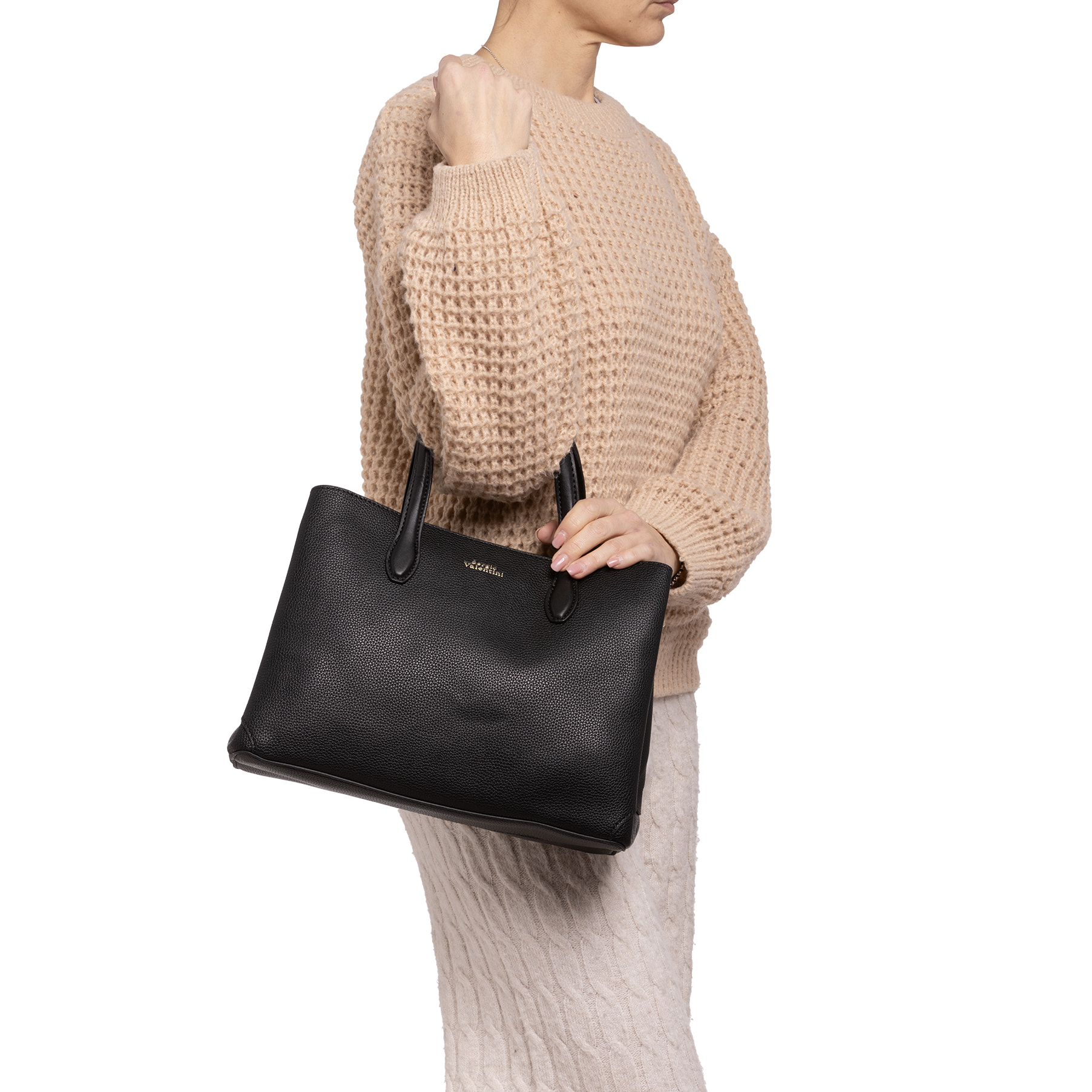 Borsa a mano  da donna ecopelle Prodotto Vegano 24x32x13 cm