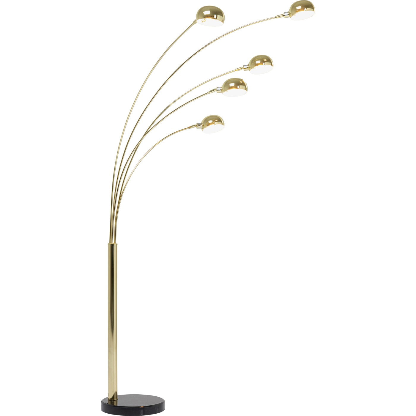 Lampadaire Five Fingers 215cm laiton Kare Design