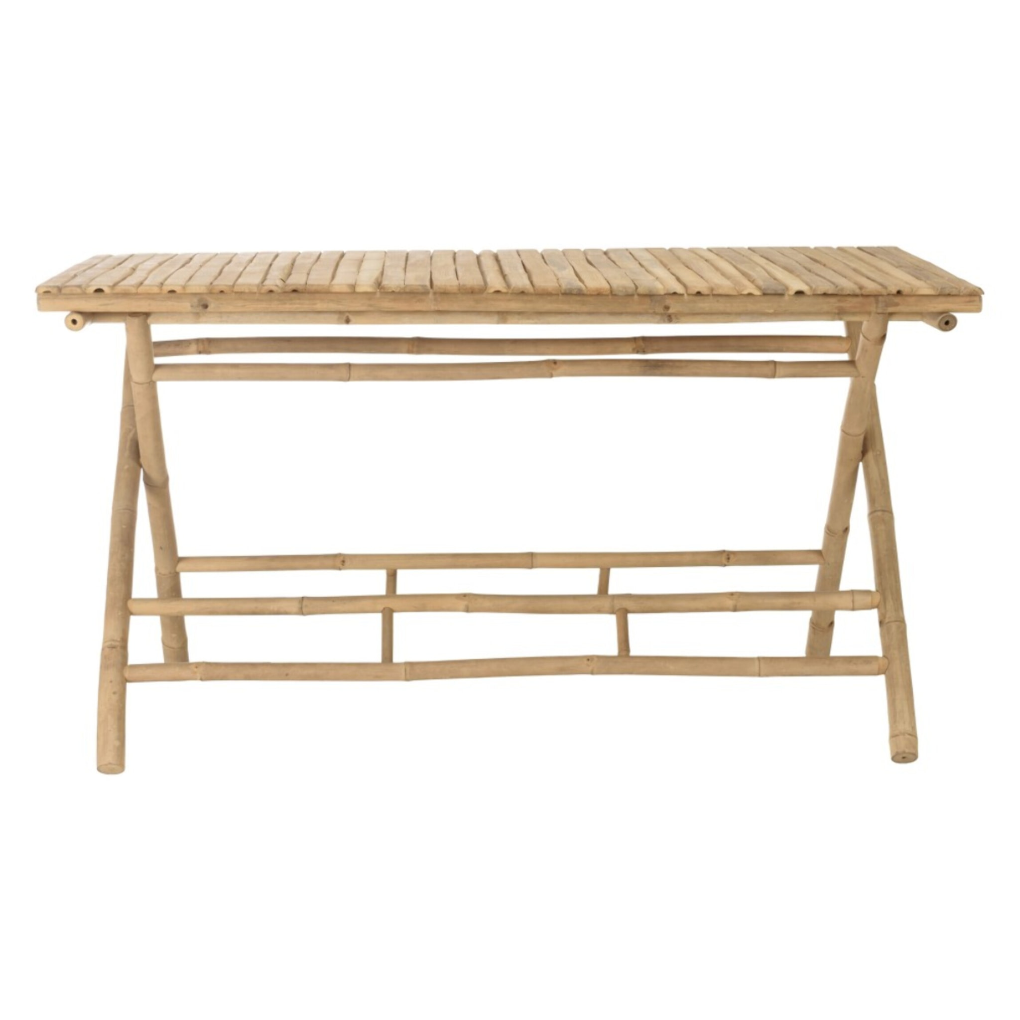 VITAL - Table à manger pliante en bambou 140x70cm