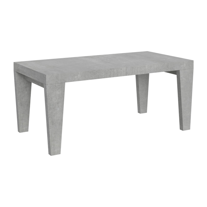 Table extensible 90x200/460 cm Spimbo Gris Béton