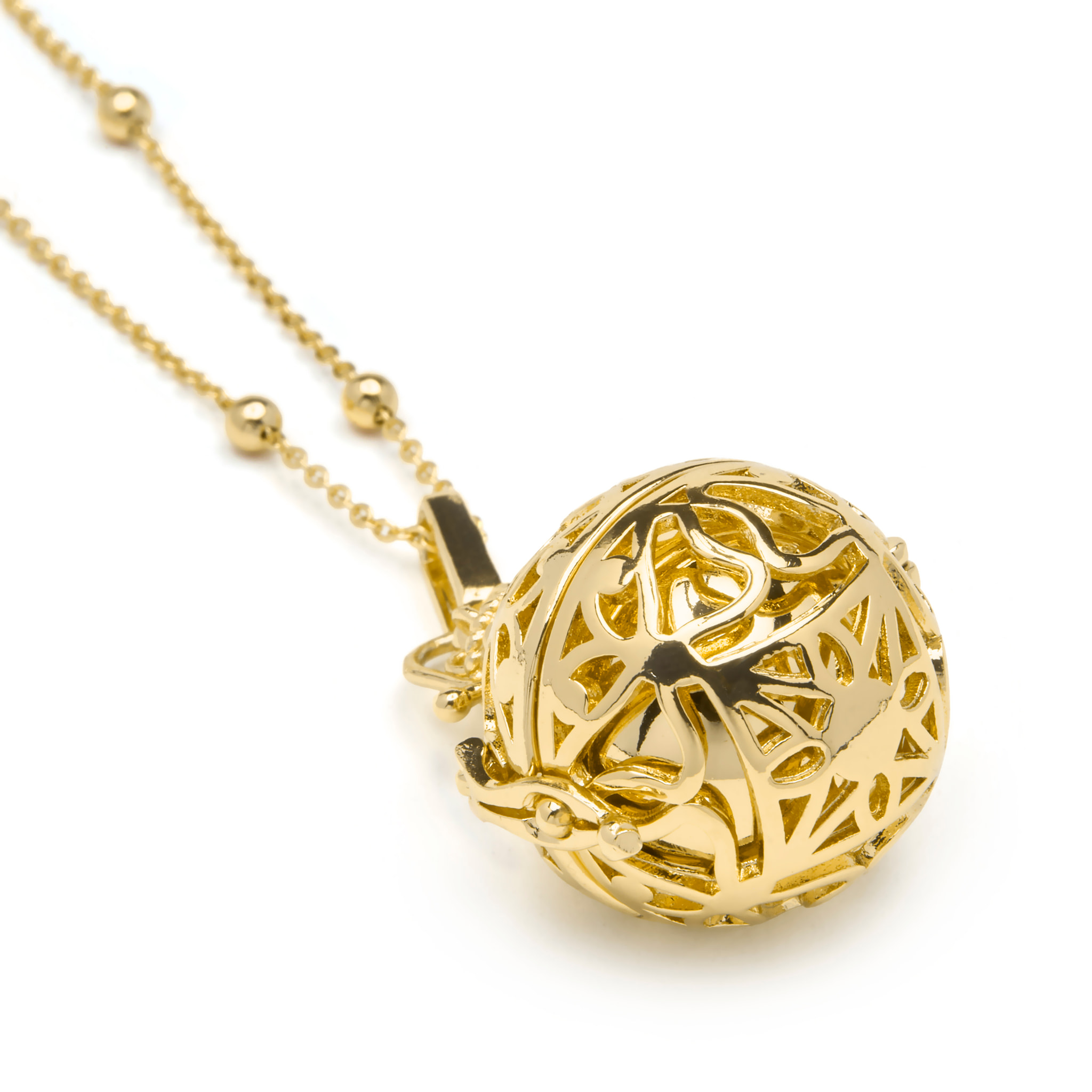 Llamador de ángeles Kalik acabado oro amarillo 18k