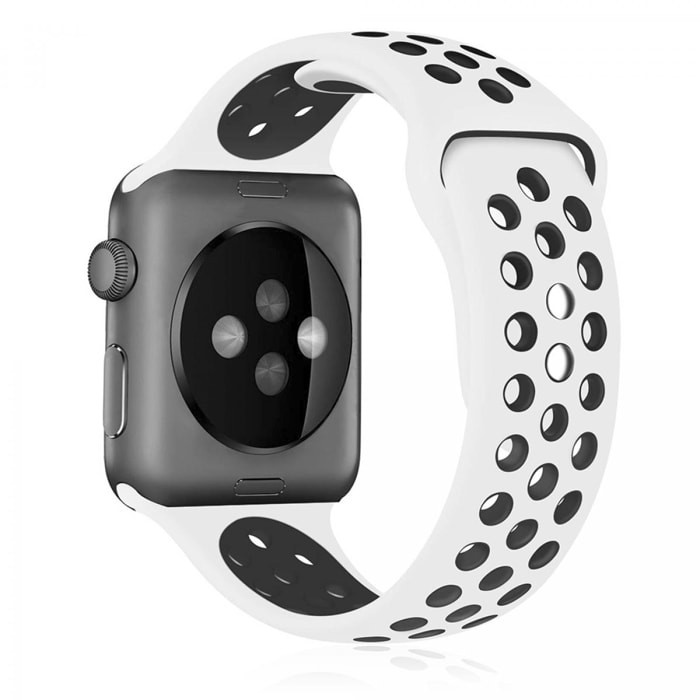 Correa deportiva de silicona Compatible con Apple Watch de: 38/40/41mm Talla M/L