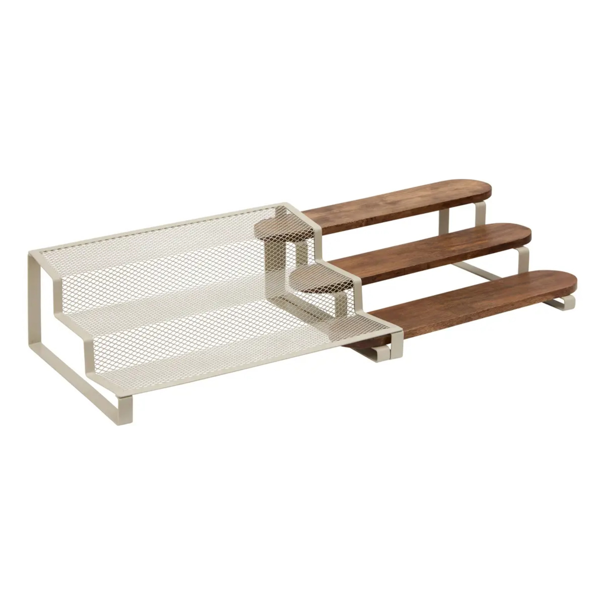 Support à épices extensible 3 niveaux Telma beige