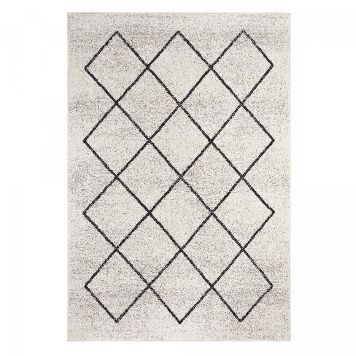 Tapis salon et chambre tissé motif scandinave BESO