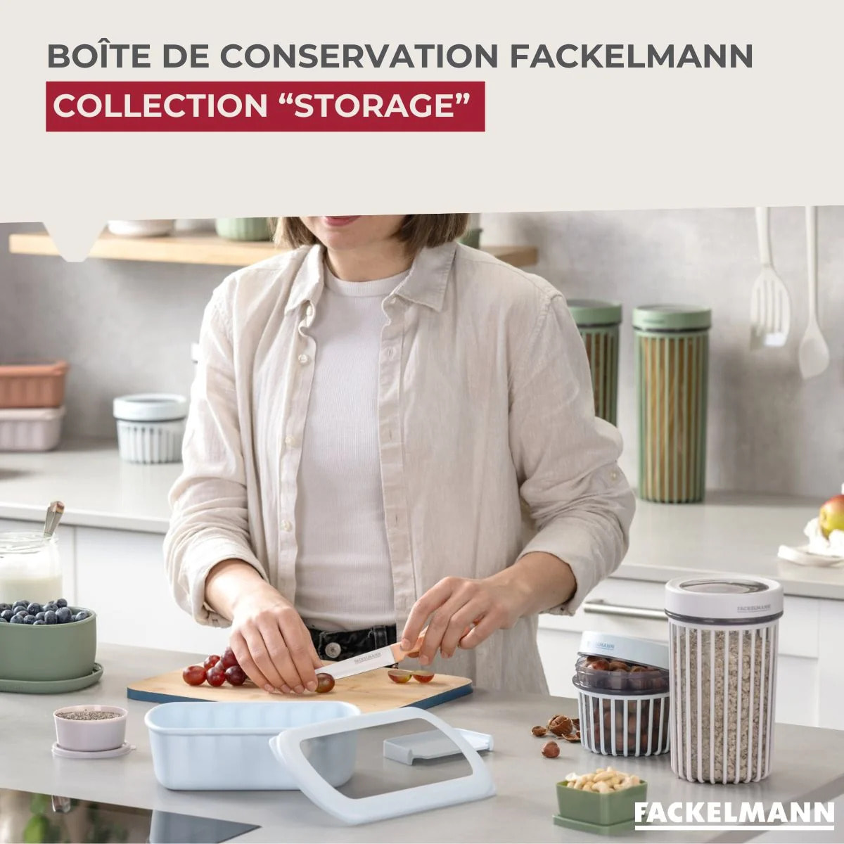 Boite à Provisions Fackelmann Storage