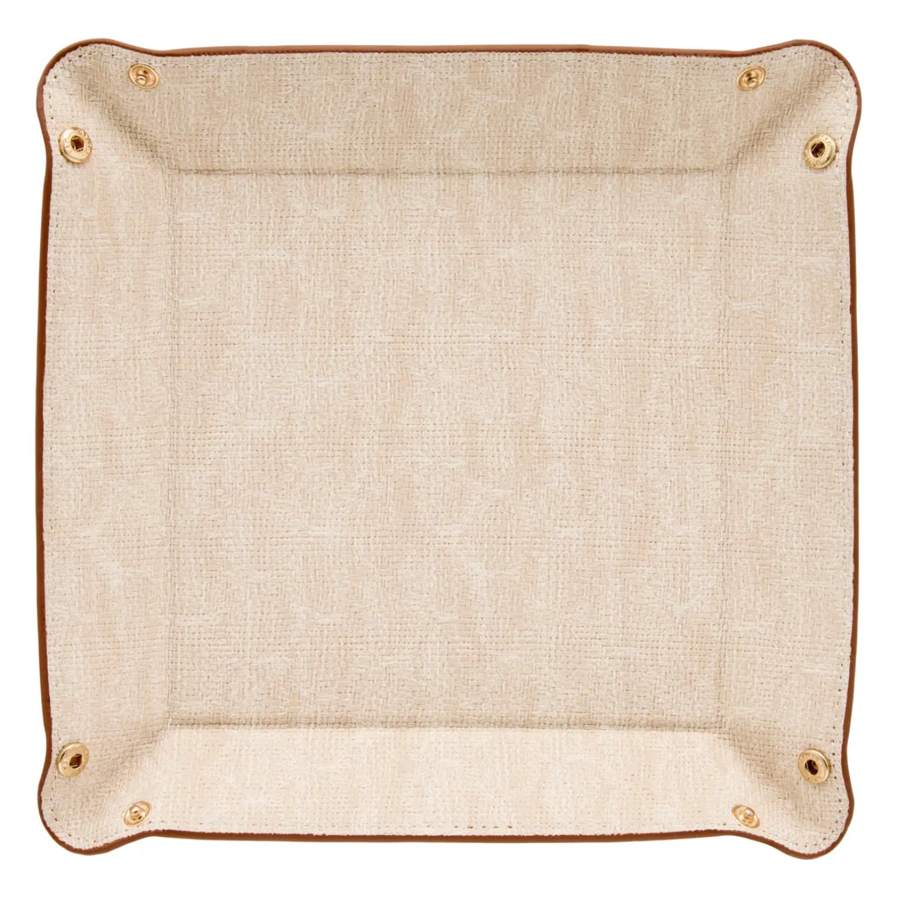 Vide-poche Whisky carré 20x20cm beige