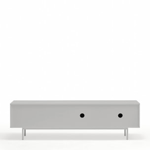 Mueble de televisión Sierra 1 puerta y 3 cajones negro y roble