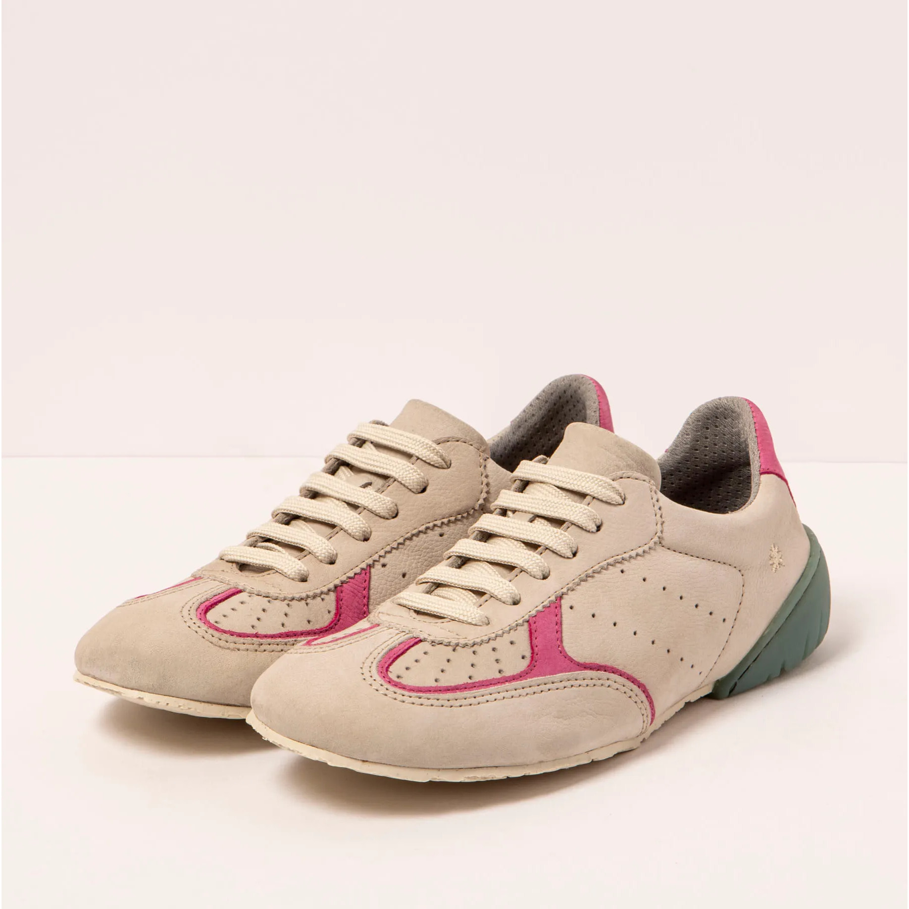 Zapatos 1744 NOBUCK BONE-PINK/ NANTES color Bone-pink